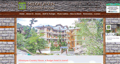 Desktop Screenshot of himalayancountryhouse.com